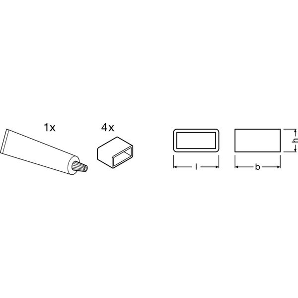 LED Strip Superior Connectors -SE/P + SILICONE SEAL image 2