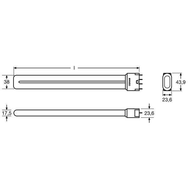 DULUX L 28W/830 HE 2GX11 FS1       OSRAM image 2