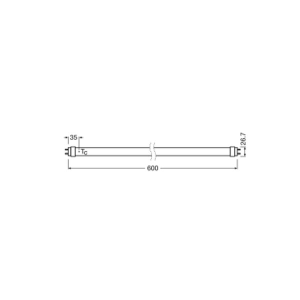 SubstiTUBE T8 EM STAR PC 6.6 W/6500 K 600 mm image 9