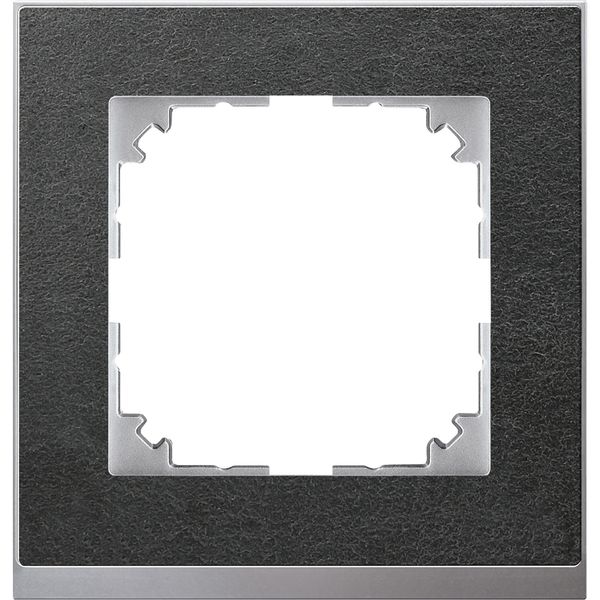 M-Pure Decor 1-gang frame Slate image 1