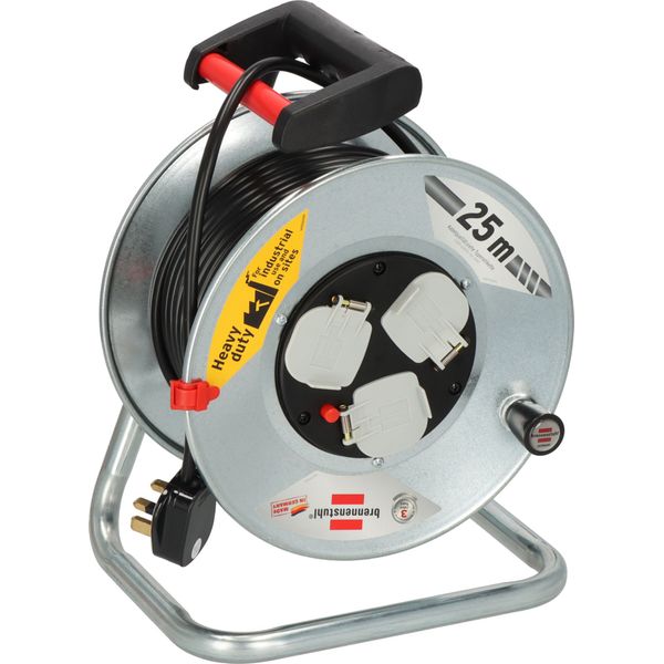 Garant S Cable reel 25m H05VV-F 3G1.5, black *CN* image 1