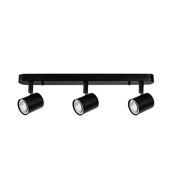 Spotlight IP20 Keeper Triplex GU10 7W Black image 1