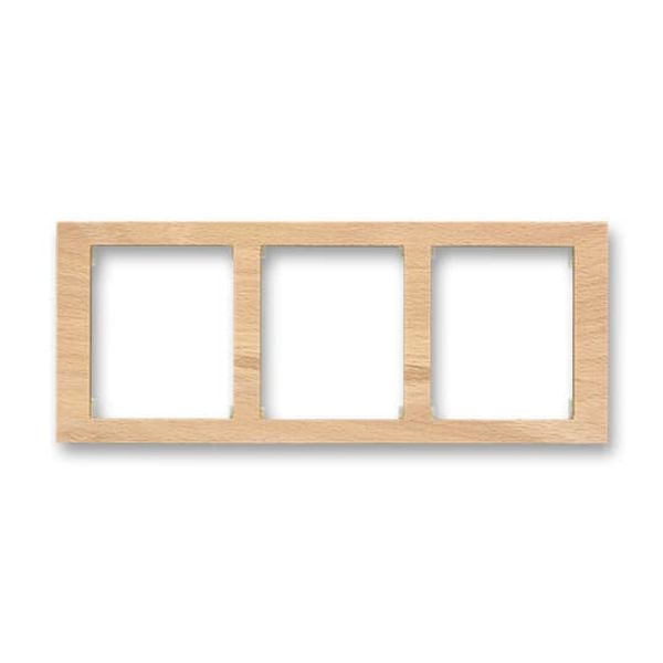 3901F-A50130 50J Cover frame 3gang, horizontal image 1