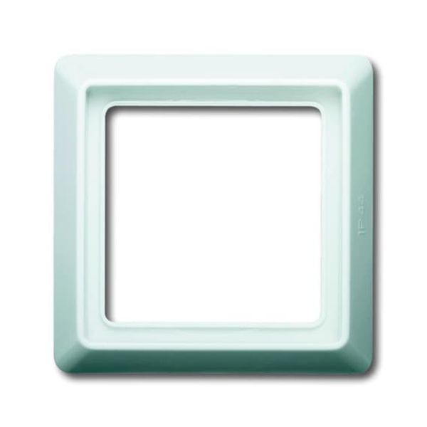 2101-34-500 Cover Frame 1gang(s) alpine white - Allwetter 44 (IP 44) image 1