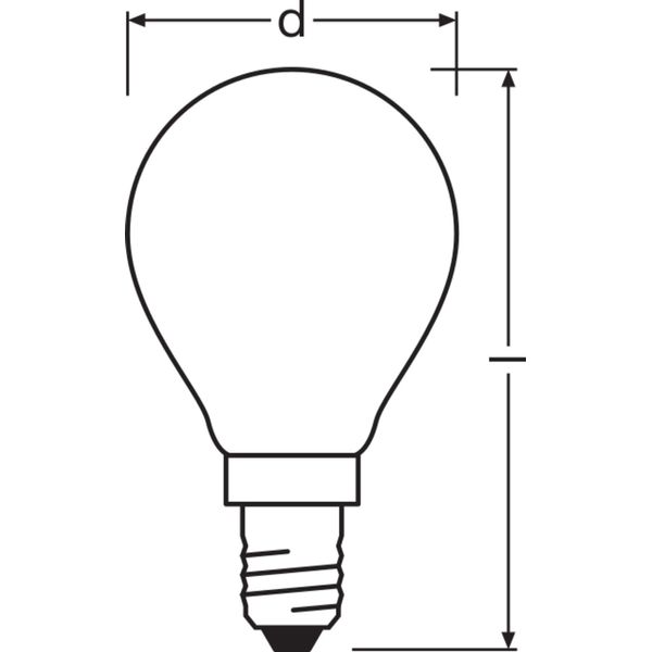 LED CLASSIC P DIM P 5.5W 827 Frosted E14 image 6