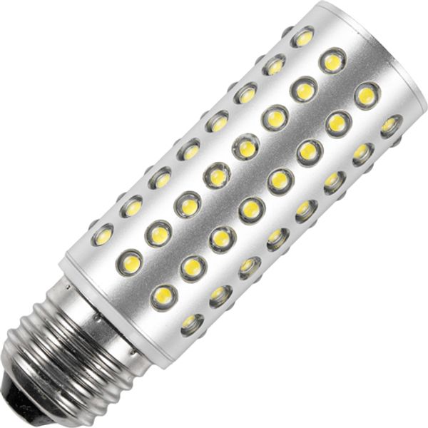 LED E27 T32x102 24V 550Lm 5W 865 DC Anodized Alu IP66 image 1