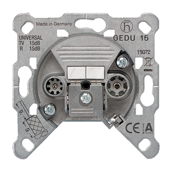 TV-FM socket outlet insert GEDU15 image 2