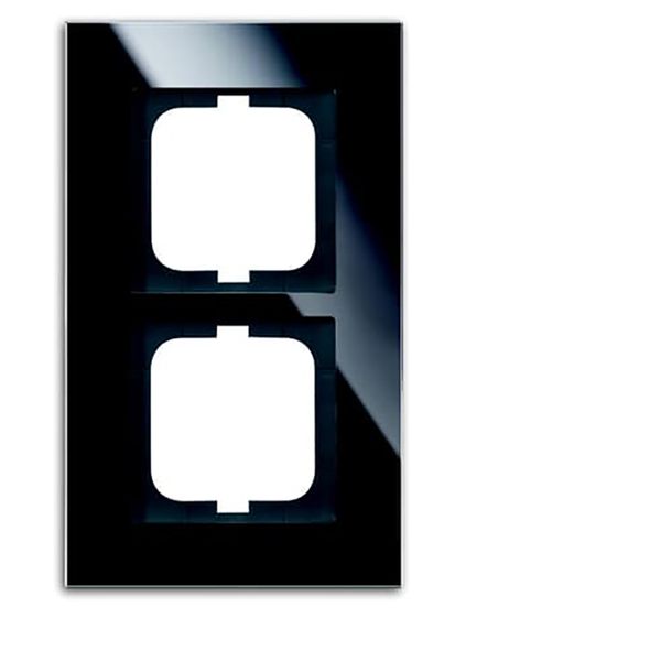 1722-825 Cover Frame carat® glass black image 1