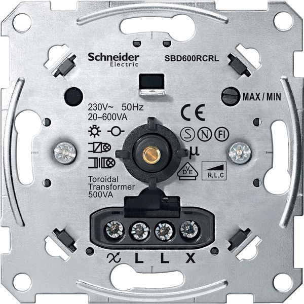 Universal rotary dimmer insert, 20-600 W/VA image 4