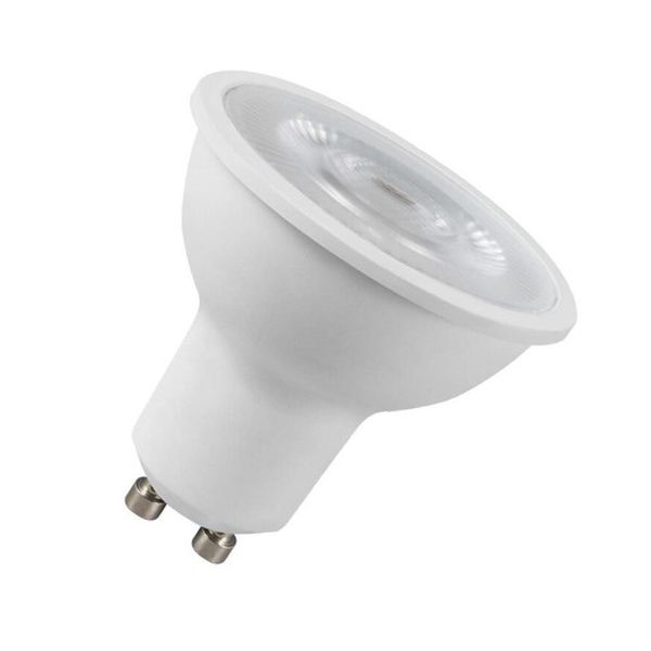 LED GU10 230V 6W SMD 10 DEGREES WW WITH LENS SPECTRUM image 1