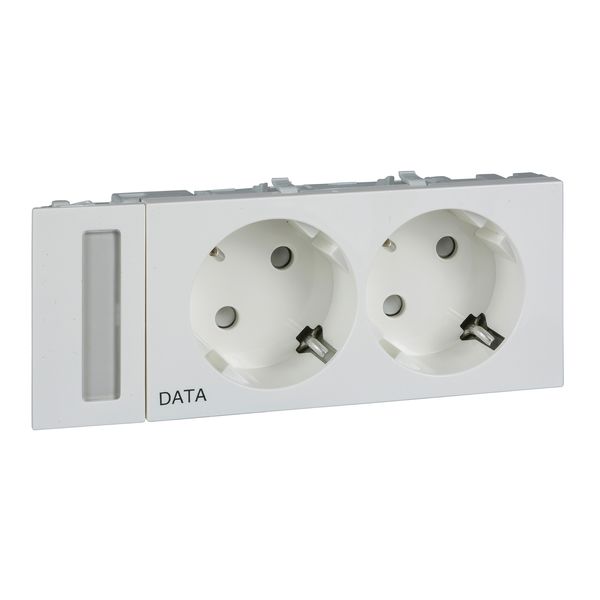 ***Socket outl. double DA 45?© OSI, white image 1