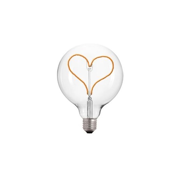 LED Bulb Filament E27 3.5W GLOBE 2000K sirds image 1