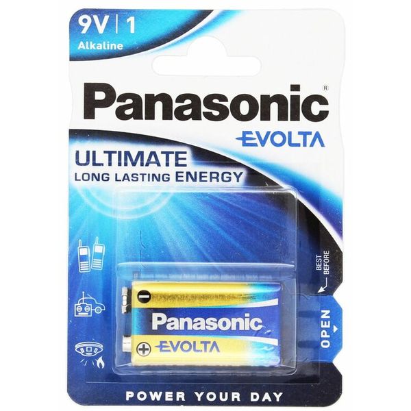 PANASONIC Evolta Alkaline 6LR61 9V BL1 image 1