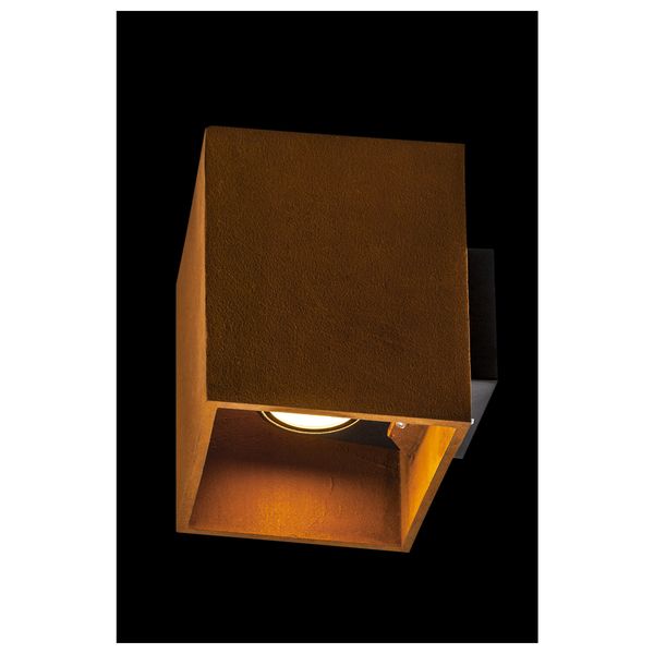 RUSTY® UP/DOWN WL, outdoor LED surface-mounted wall light square rust CCT switch 3000/4000K image 4