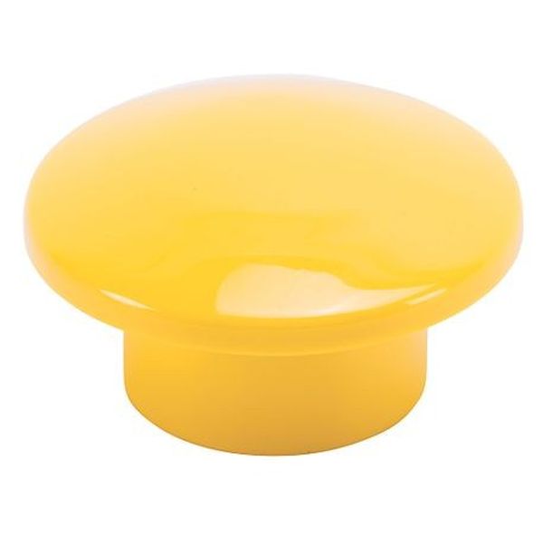 Allen-Bradley 800T-N246Y Cap, 30mm Push Button, Yellow, Non-Illuminated Mushroom Push Button, Replacement Part image 1