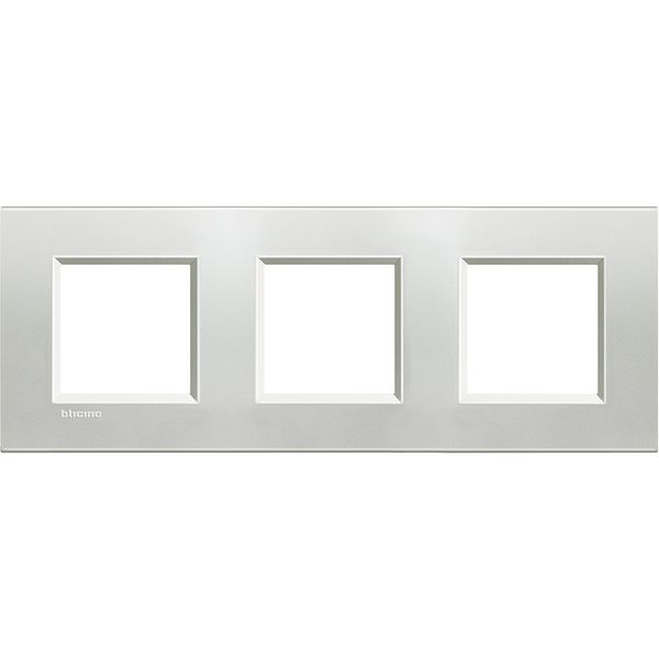 LL - COVER PLATE 2X3P 71MM SILVER image 2