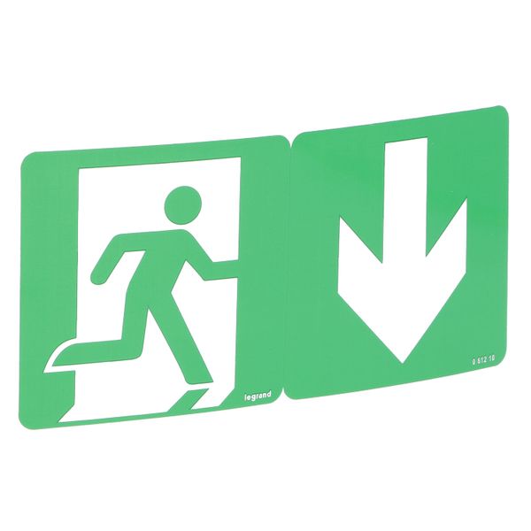 PICTO RUNING MAN +  ARROW HORIZONTAL image 1