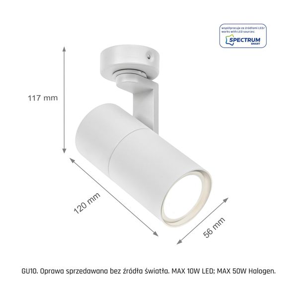 MADARA MINI II GU10 surface mounted white image 23