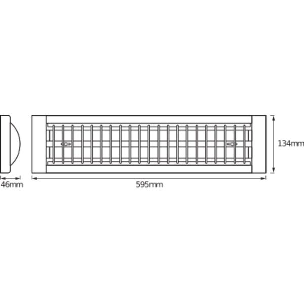 LED OFFICE LINE GRID DIM Grid DIM 0.6M 25W 4000K image 9