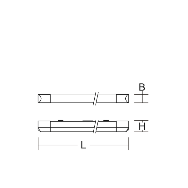 HB 507, 9,3 W, 1000 lm, 830, 840, white, on/off Linear light fittings, image 3