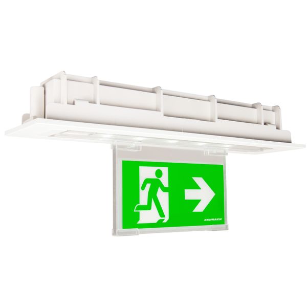 KB emergency lumin. LED 230V AC 3h self control univ. mount image 8