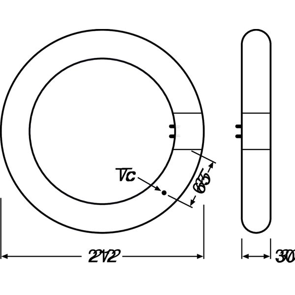 SubstiTUBE T9 EM 22 12 W/6500 K G10q image 6