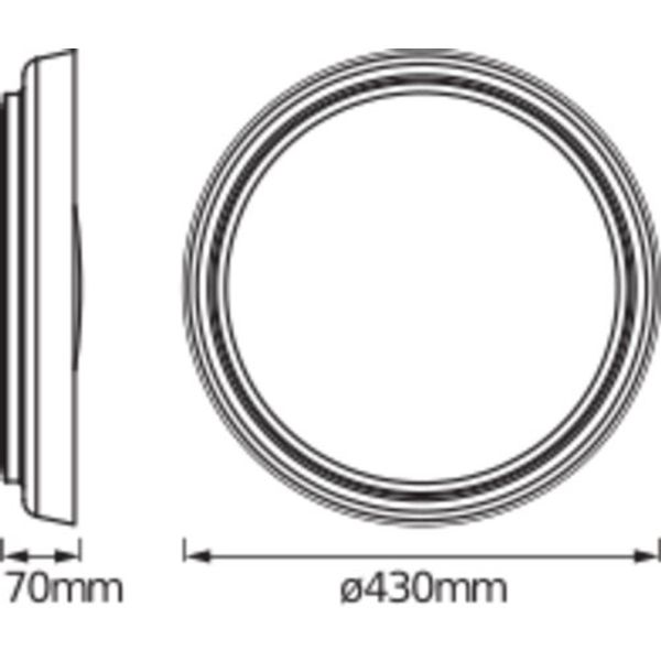 Plate Plate White 430mm TW image 3