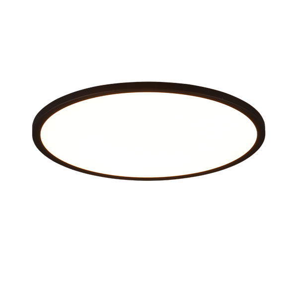 Aureo LED ceiling lamp 40 cm matt black RGB image 1