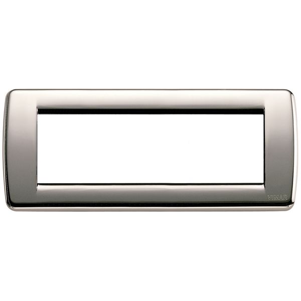 Rondò plate 6M metal black chrome image 1