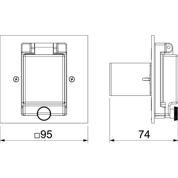 VH MS FILS RW Mounting set VH4 for FI/LS installation image 2