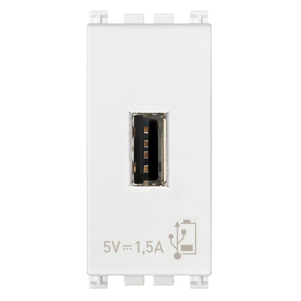 USB supply unit 5V 1,5A 1M white image 1