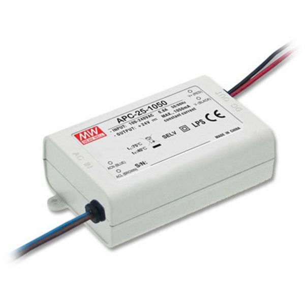 APC-25-350 Led driver, 24.5W, 25-70V, 350mA CC, MEAN WELL image 1