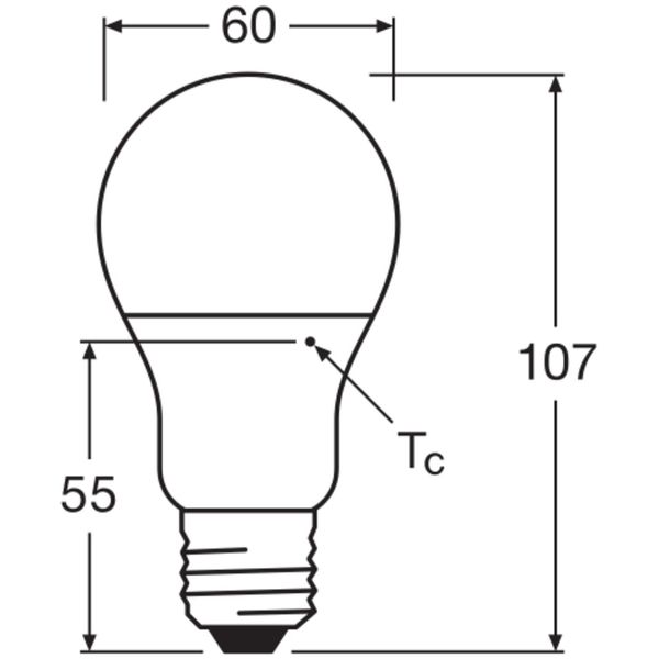 LED PCR LAMPS WITH CLASSIC A 8.5W 840 Frosted E27 image 10