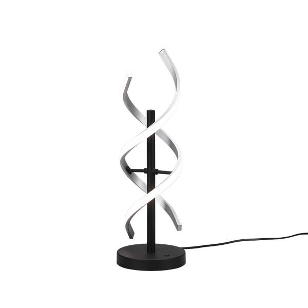 Sequence LED table lamp brushed aluminium/matt black image 1