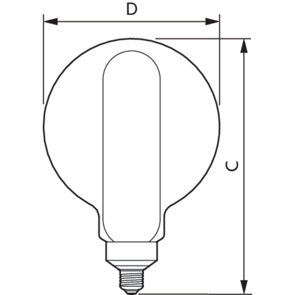 LED double layers 20W E27 smoky DIM image 2