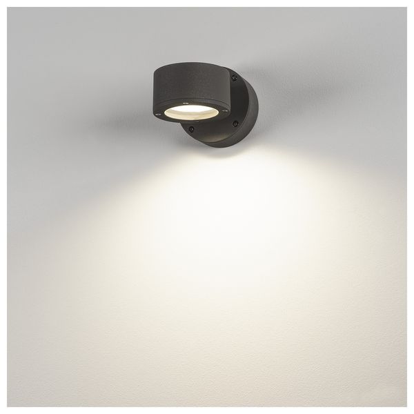 SITRA WALL wall lamp, GX53, max. 9W, IP44, anthracite image 3