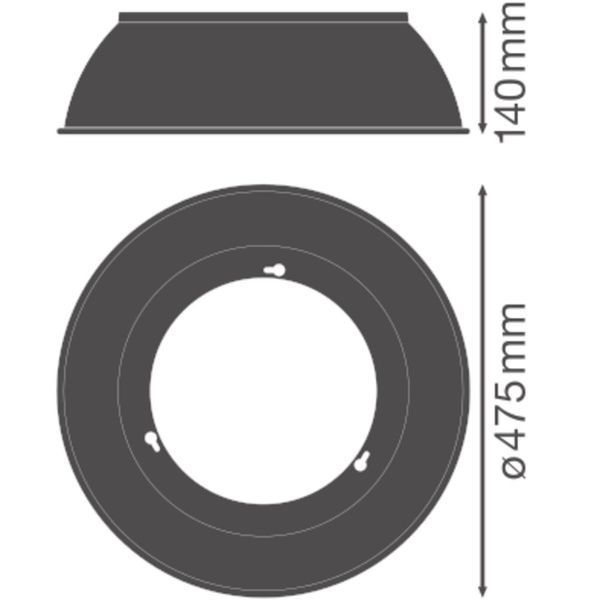 HIGH BAY COMPACT REFLECTOR 225W 80DEG SI image 5