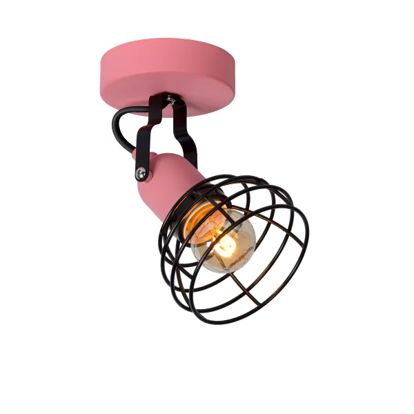 Lucide POLA - Ceiling spotlight Children - 1xE27 - Pink image 1