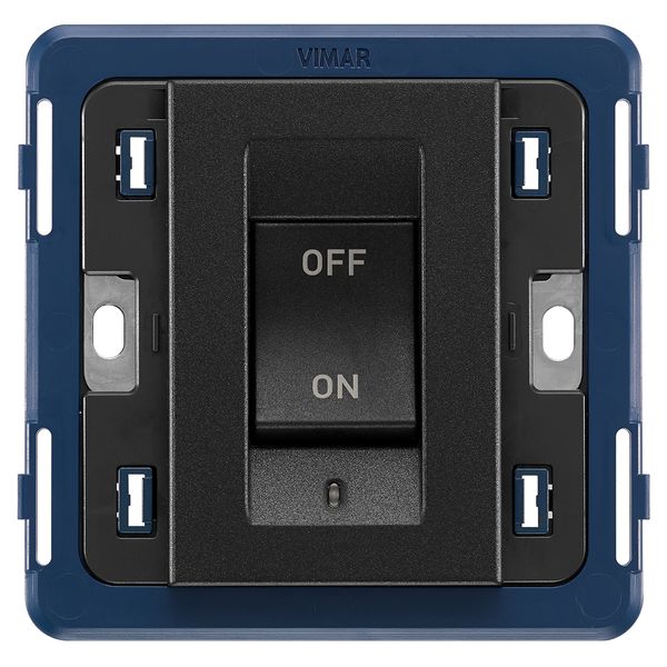 2P 45A 1-way switch grey image 1