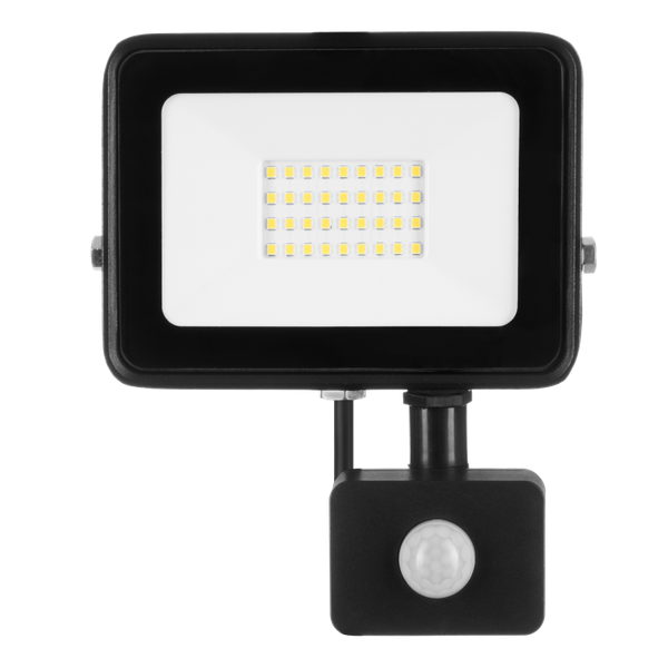 Floodlight LED SOLIS 30W PIR 230V IP44 white warm  NAS-30WWPIR image 1