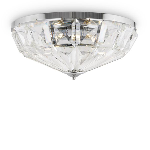 Neoclassic Facet Ceiling lamp Chrome image 1