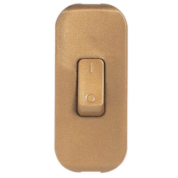 Cord switch - 2P - 2A - 250 V~ - coloured - olg gold image 1