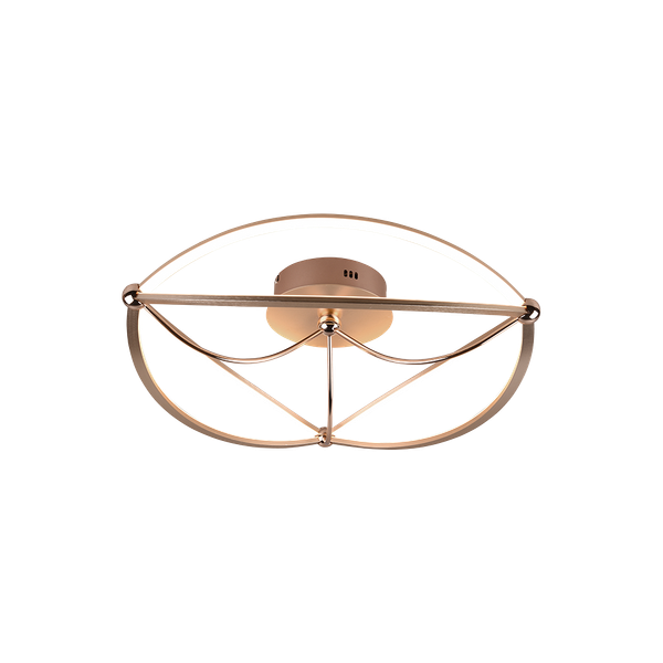 Charivari LED ceiling lamp 62 cm matt brass image 1