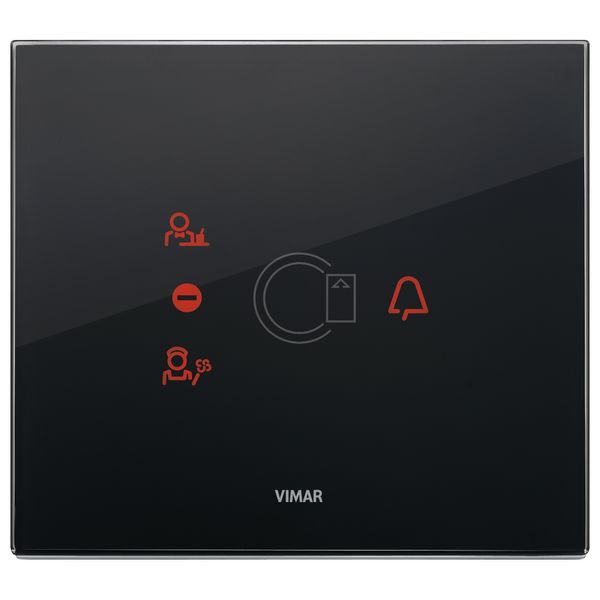 Plate 3M f/transponder crystal black dia image 1