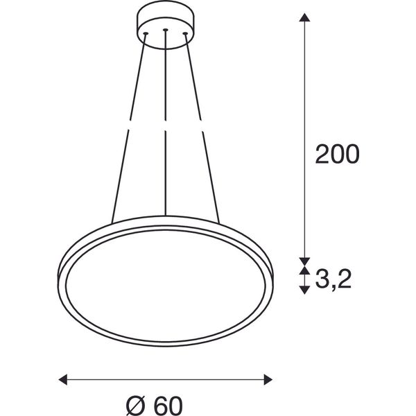 LED PANEL PL 3350lm 4000K 230V 110ø white image 2