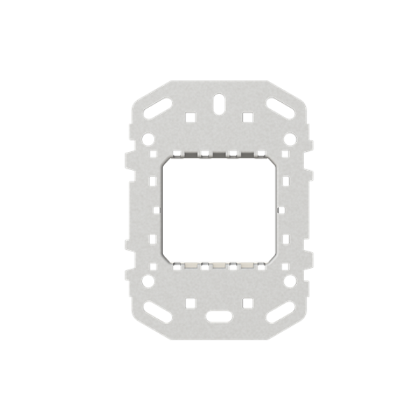 N2371.9V Frame 1 module 1 gang Stainless steel - Zenit image 1