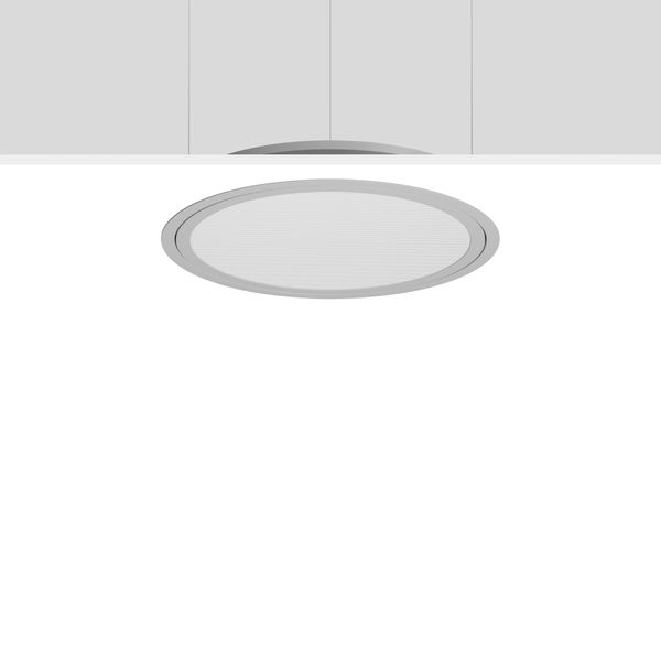 TRIONA round, 28 W, 3250 lm, 840, silver, DALI Recessed ceiling lumina image 1