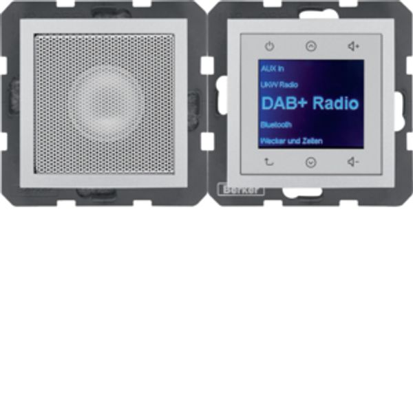 Radio Touch with Loudspeaker DAB+, Bluetooth B.x alu matt image 1