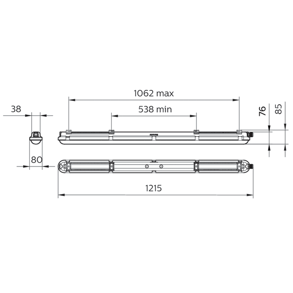 WT120C G2 LED37S/840 PSU PCO L1200 image 2