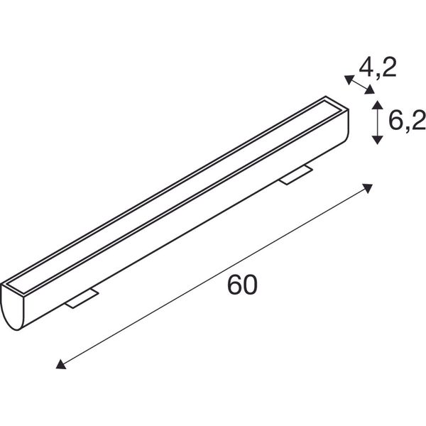 GALEN 60 18W 3000/4000K 230V LED IP65 anthracite image 2